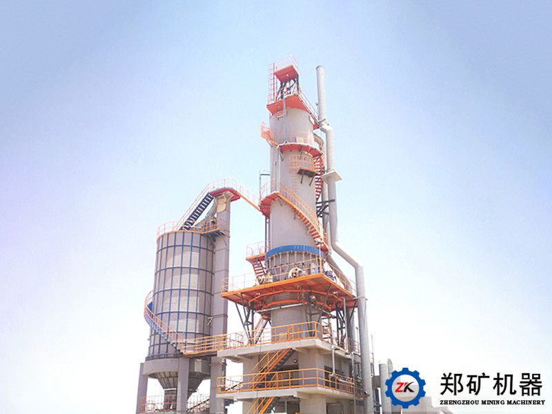 高熱值-100 tpd 燃油豎窯活性石灰生產(chǎn)線(xiàn)安裝現場(chǎng)100 tpd Fuel oil vertical lime kiln production line installation site_compressed.jpg